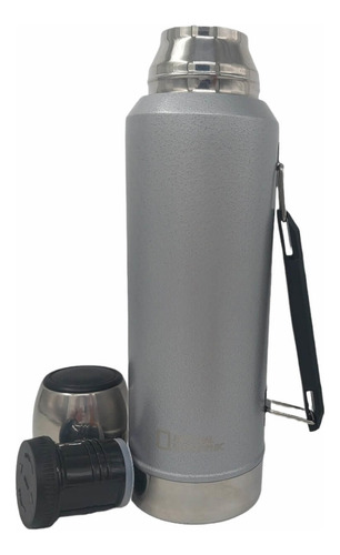 Termo Metalico 1200ml Gris National Geographic