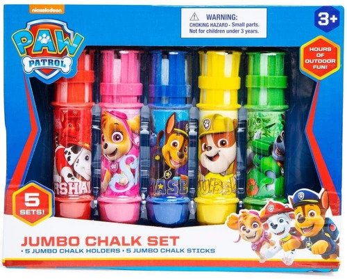 Jumbo Chalk Set Paw Patrol