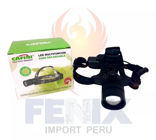 Linterna Frontal Led Recargable CN-L701C CAFINI