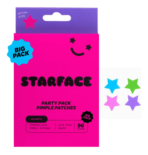 Starface - Paquete Grande Para Fiestas Hydro-stars, Parches 