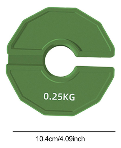Entrenamiento De Fuerza Micro Plate 0.25 Kg Verde