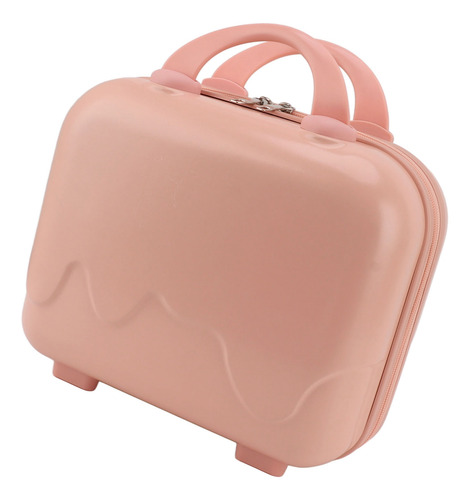 Estuche Rosa De Viaje Para Cosméticos, Miniequipaje De Mano