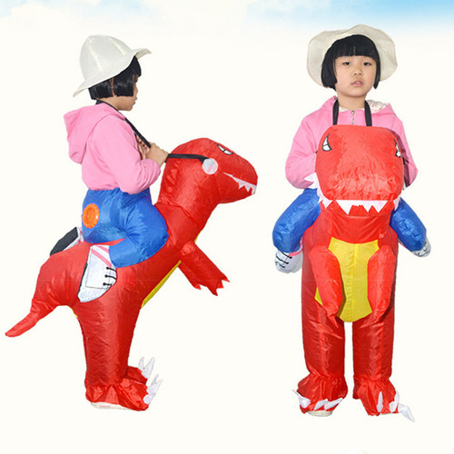 Traje Inflable De Dinosaurio De Montar Halloween Para Niños