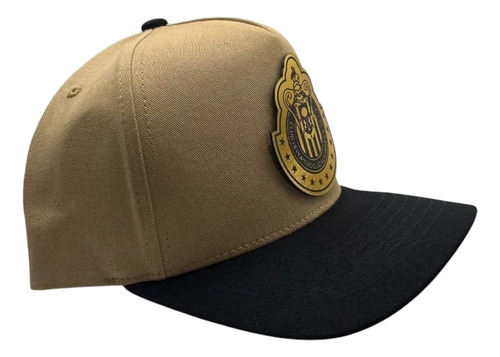 Gorra Chivas Rayadas Rebaño Sagrado Rojiblancos Campeonísimo Marrón Claro Unitalla Lisa
