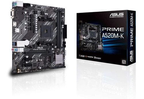 Motherboard Asus Prime A520m-k Matx Amd Am4 Cts