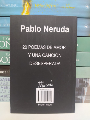 Imagen 1 de 1 de Libro 20 Poemas De Amor - Pablo Neruda - Gradifico