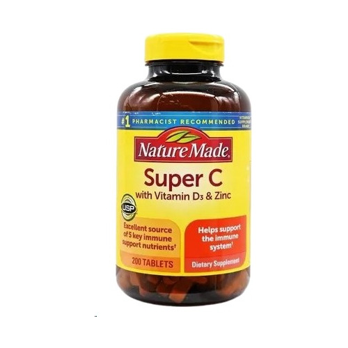 Nature Made Super C Sistema Inmune Zinc