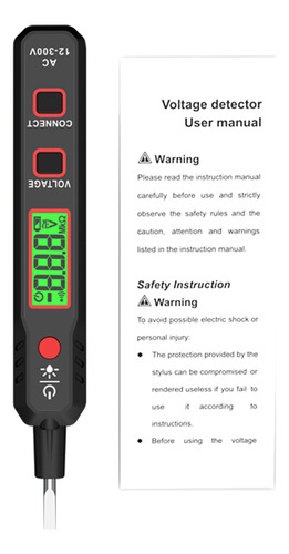 Lápiz De Medición Eléctrico Lcd, Voltaje Ac, Ht89, Probador