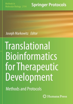 Libro Translational Bioinformatics For Therapeutic Develo...