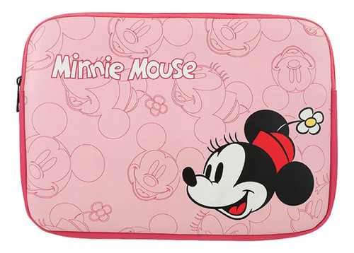 Funda Notebook Laptop Minnie Mouse 13 Pulgadas Rosa Disney