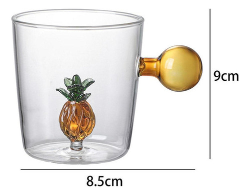 Zzz A * Taza De Café De Fruta De Vidrio De Una Sola Cubierta