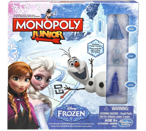 Monopoly Junior Frozen Toyco Hasbro Distribuidora Lv!!!