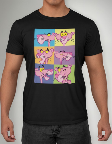 Playera Caricaturas 90s La Pantera Rosa Pink Panther Caras