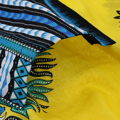 Imagen 11 de 11 de Vestido Dashiki Africano Estampado Verano Mujer Vintage