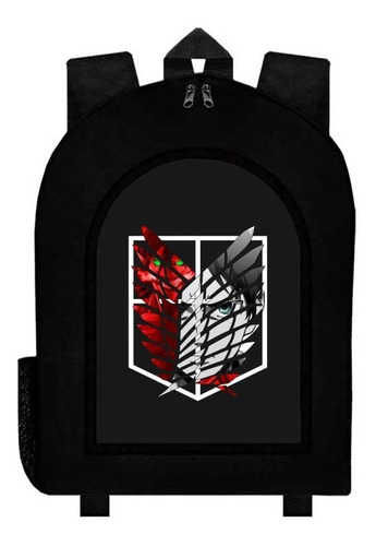 Mochila Negra Shingeky Aot Attack On Titan A64