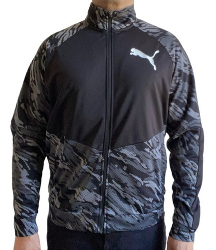 Puma Chaqueta Deportiva Contrast Jacket 2.0 Camo/black