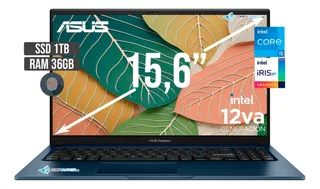 Asus Vivobook Intel Core I5 1235u Ssd 1tb + Ram 36gb