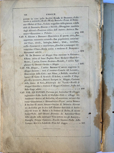 Giovanni Robinson. Viaggio In Siria E In Palestina. 1844