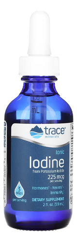 Trace Minerals Iodo Iônico 225mcg Iodeto Potássio 59ml
