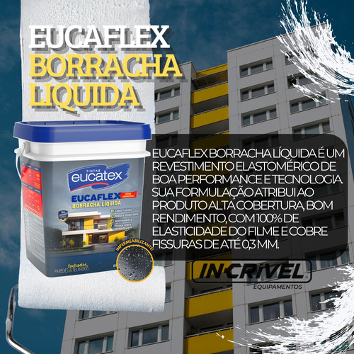 Tinta Emborrachada Hidrorrepelente Eucatex Cores