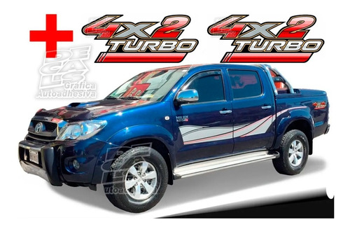 Calco Toyota Hilux Srv Sr 2009-2015 + 4x2 Turbo Juego
