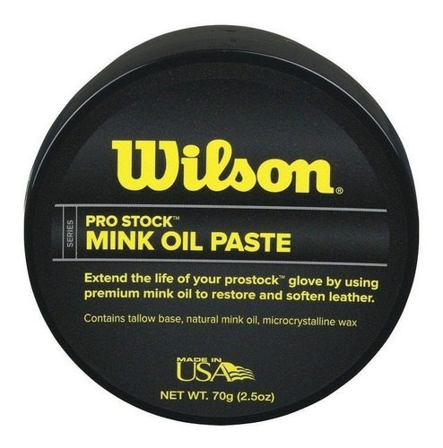 Imagen 1 de 1 de Acondicionador Para Guante De Beisbol Wilson Mink Oil Paste