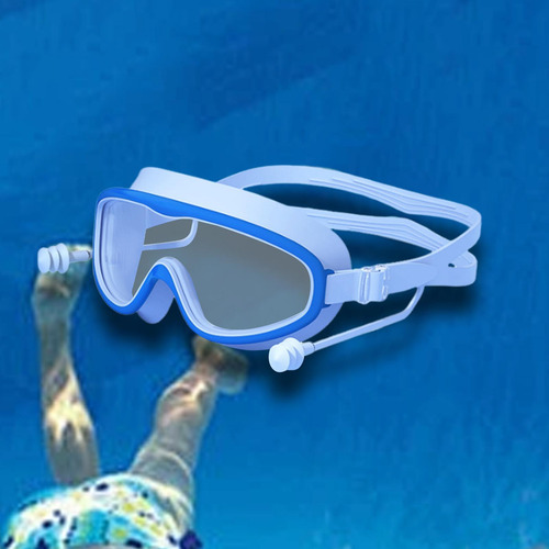2 Gafas De Natación Para Niños, Gafas De Natación De Azul