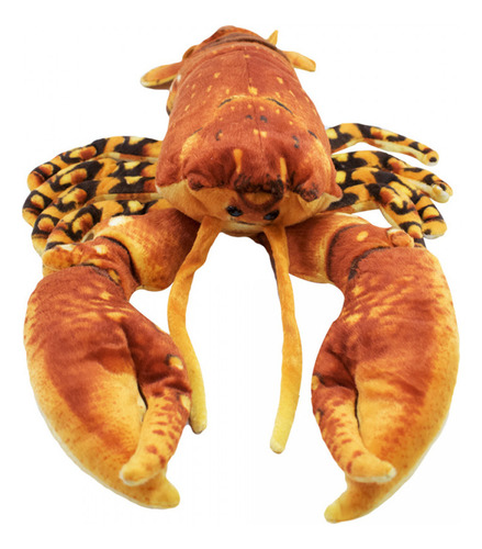 Fondo marino antialérgico con langosta y langosta de felpa, 60 cm