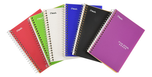 Five Star Cuaderno Personal En Espiral, 7 X 4 3/8, 100 Hojas