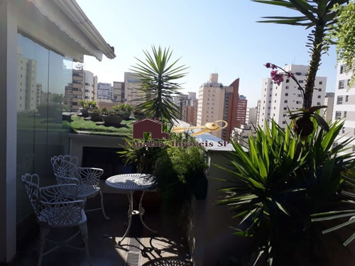 Imagem 9 de 15 de Linda Cobertura Em Moema - Qy4024