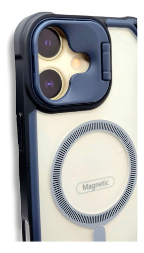 Funda Iphone 16 Pro Max Incluye Protector Pantalla Gb01 Negro Bracket Case