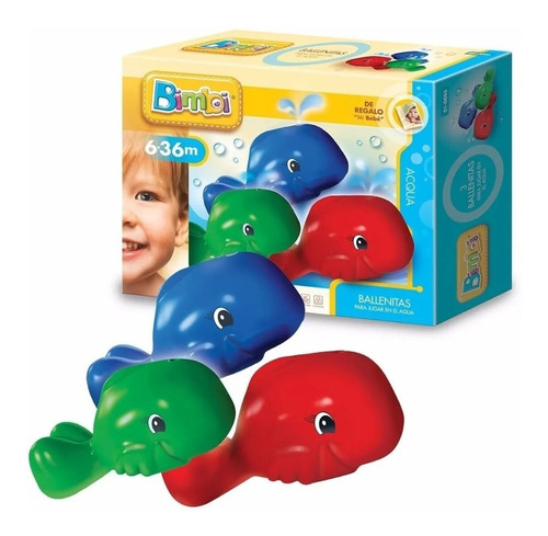 Ballenitas Para Jugar En El Agua Bimbi Didáctico Bebé 086