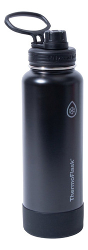Thermoflask 1 Botella De 1.2 Litros Aislamiento Al Vacio Negro