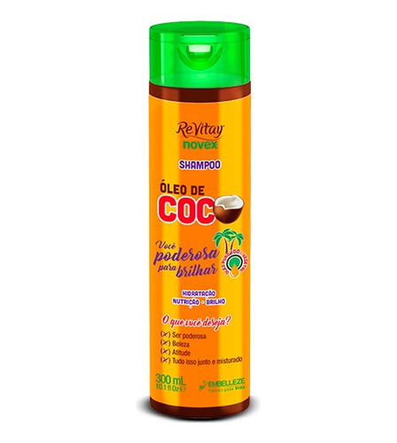 Shampoo Eleo De Coco 300ml Novex 300ml