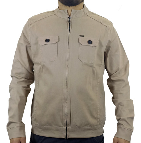 Casaca Drill Witt Para Hombre - Beige