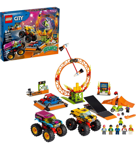 Set Juguete De Construcción Lego City Stuntz Fuego 60295