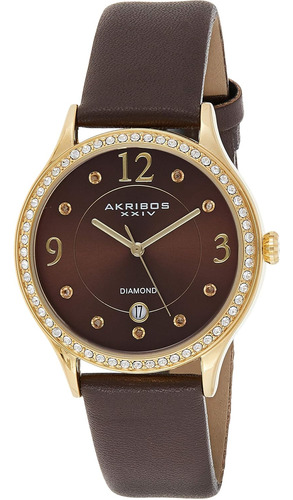 Akribos Swarovski Crystal Reloj Mujer - Marcadores De D...