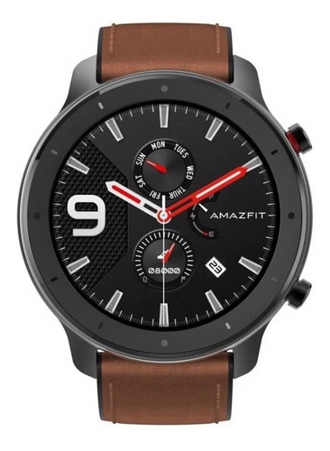 Smartwatch Amazfit Fashion Gtr 1.39 47mm Alloy Brown A1902 Cor da caixa Aluminum alloy