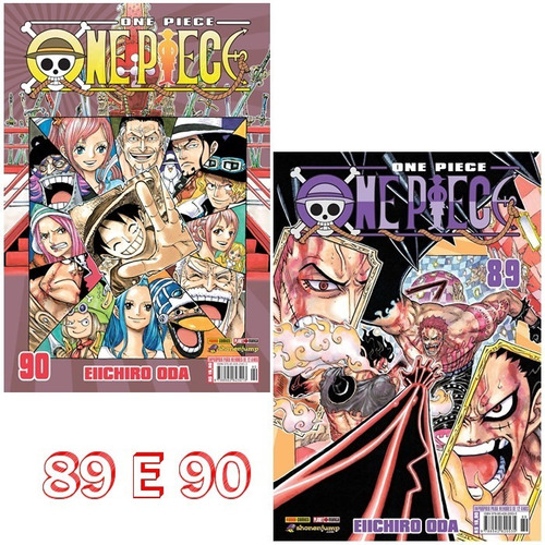One Piece 89 E 90! Mangá Panini! Novo E Lacrado!