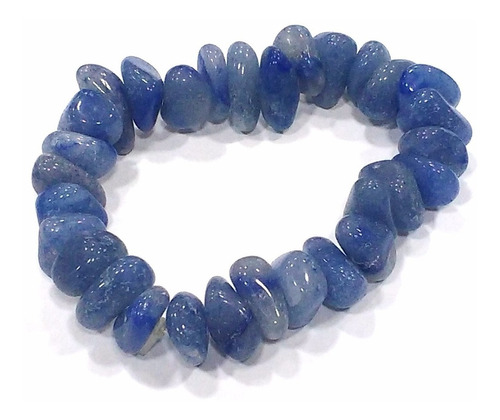 Pulseira Quartzo Azul Pedra Brasileira Natural Selecionada