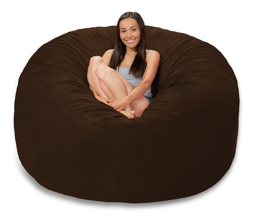 Puff Gigante De Suede! Sem Enchimento 140cm Diametrox50 Alt