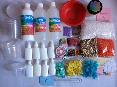 Kit Dorado Para Hacer Slimes