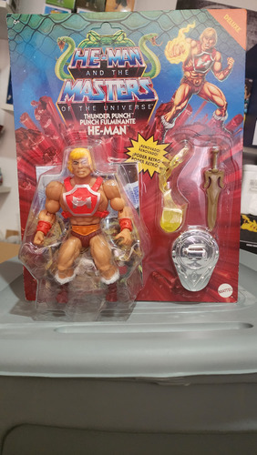 Masters Of The Universe He Man Thunder Punch Puño Fulminante (Usado)