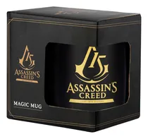 Comprar Taza Mágica Assassins Creed 15th Anniversary Golden Logo Color Negro