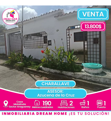 Casa En Venta   Matalinda Sector Araguaney - Charallave