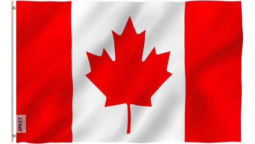 Bandera De Canadá Anley Fly Breeze De 3 X 5 Pies, Colores Vi