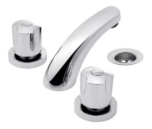 Imagen 1 de 7 de Griferia Lavatorio Fv Pampa 0207/b6 Canilla Baño Con Sopapa