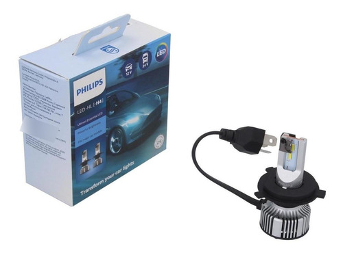 Set X2 Lampara Philips Led H4 (11342) 12v 24v 24w P43t Unive