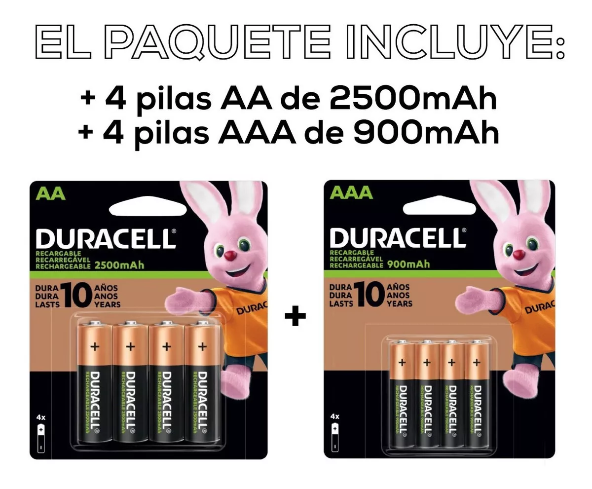 Tercera imagen para búsqueda de pilas recargables duracell