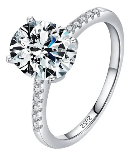 comprar Anillo Compromiso Promesa Zirconia Para Mujer En Plata 925